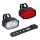 SET 2x Luz LED recargable y regulable para bicicleta 350mAh IP44 rojo/blanco