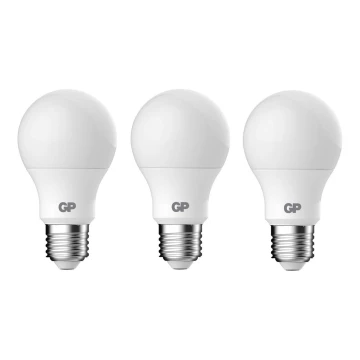 SET 3x Bombilla LED A60 E27/4,8W/230V 2700K - GP