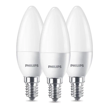 SET 3x Bombilla LED Philips B35 E14/5,5W/230V