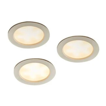 SET 3x Lámpara empotrada LED para baños MIRO LED/4W/230V IP44