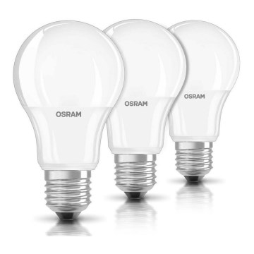 SET 3xLED Bombilla E27/8,5W/230V 2700K - Osram