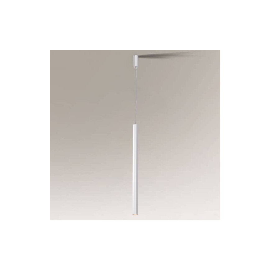 Shilo - Lámpara colgante 1xGU10-MR11/15W/230V blanco