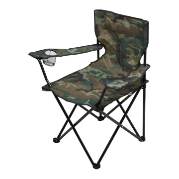 Silla de camping plegable camuflada