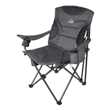 Silla de camping plegable gris