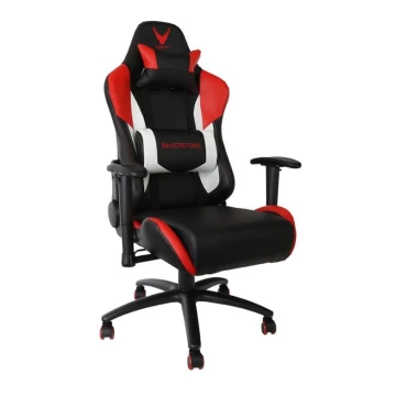 Silla de juego VARR Silverstone negro/rojo