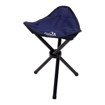 Silla plegable de camping azul