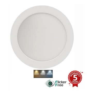 Sinclair - Lámpara de techo LED LED/24W/230V 3000K/4000K/6000K blanco