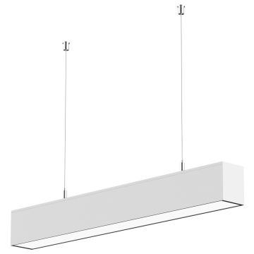 Sinclair - Plafón LED LSM LED/40W/230V 3000K/4000K/5000K 120 cm plata