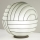 SIRU - Lámpara de mesa CARTESIO 1xE27/60W/230V marrón/blanco Vidrio veneciano