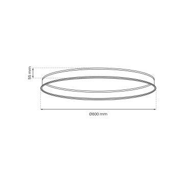 Sistema de raíles MAGNETIC TRACK Ø 60 cm negro