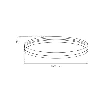 Sistema de rieles MAGNETIC TRACK Ø 90 cm negro