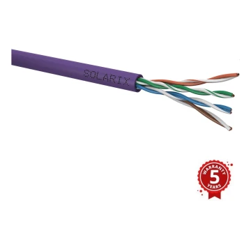 Solarix - Instalación cable CAT5E UTP LSOH Dca-s1,d2,a1 100m