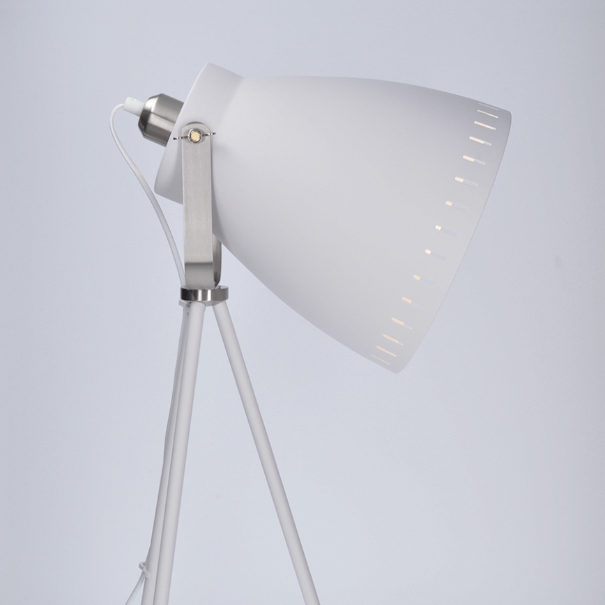 Lámpara LED de pie 1xE27/8W/230V blanco 145cm