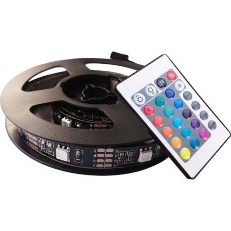Tira LED Flexible RGB 2x50cm con mando para televisor TV -Kit