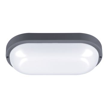 Aplique LED para exterior LED/20W/230V 4000K IP54 gris ovalado