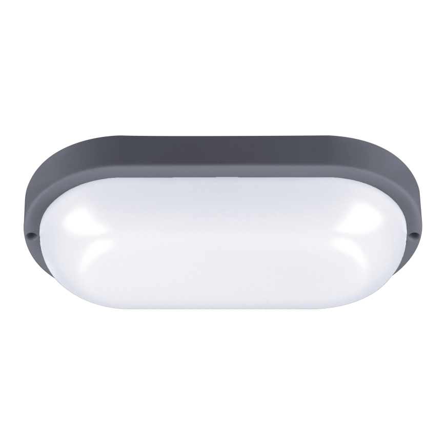 Aplique LED para exterior LED/20W/230V 4000K IP54 gris ovalado