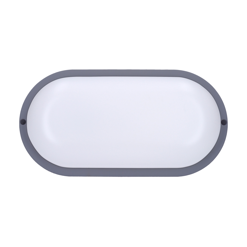 Aplique LED para exterior LED/20W/230V 4000K IP54 gris ovalado