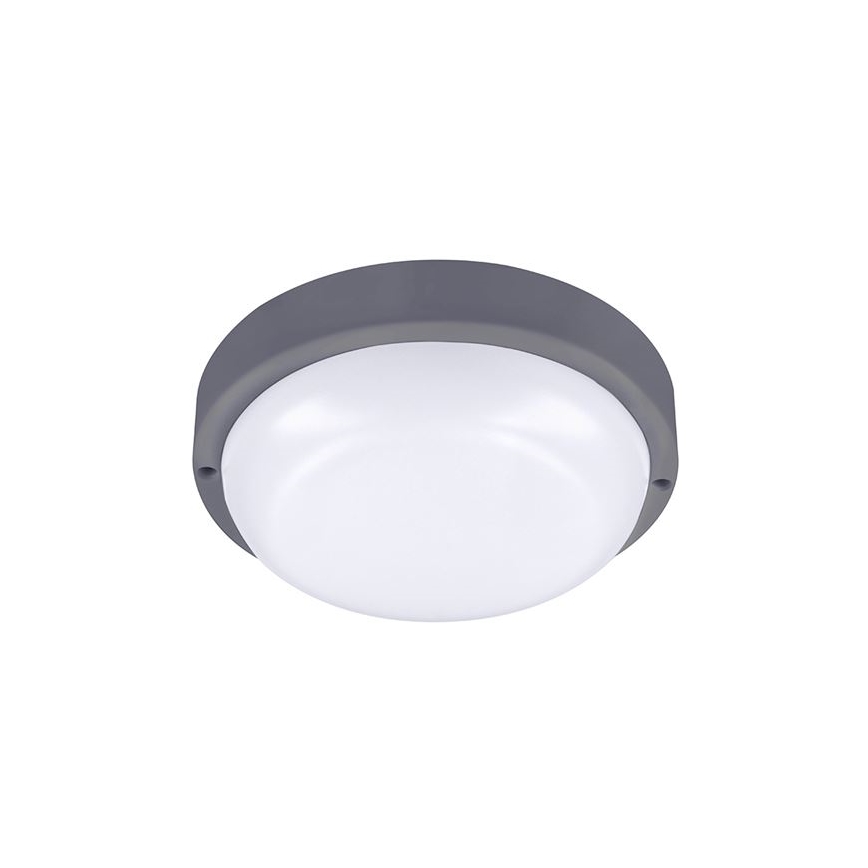 Aplique LED para exterior LED/20W/230V 4000K IP54 gris redondeado