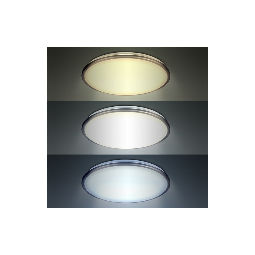 LED Plafón regulable SILVER LED/24W/230V + CR
