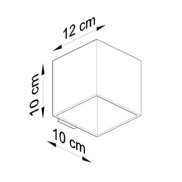 Foco de pared RICO 1xG9/40W/230V tarros/blanco