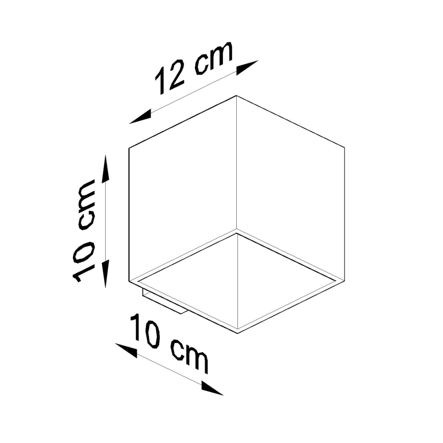 Foco de pared RICO 1xG9/40W/230V tarros/blanco