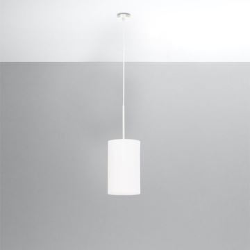 Lámpara colgante OTTO 1xE27/60W/230V diámetro 15 cm blanco