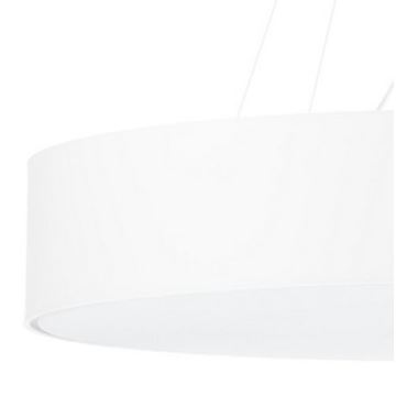 Lámpara colgante SKALA 6xE27/60W/230V diámetro 70 cm blanco