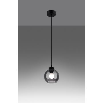 Lámpara colgante ALINO 1xE27/60W/230V negro