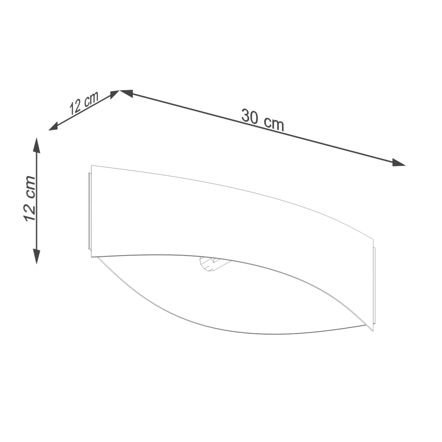 Aplique TONI 1xG9/8W/230V negro