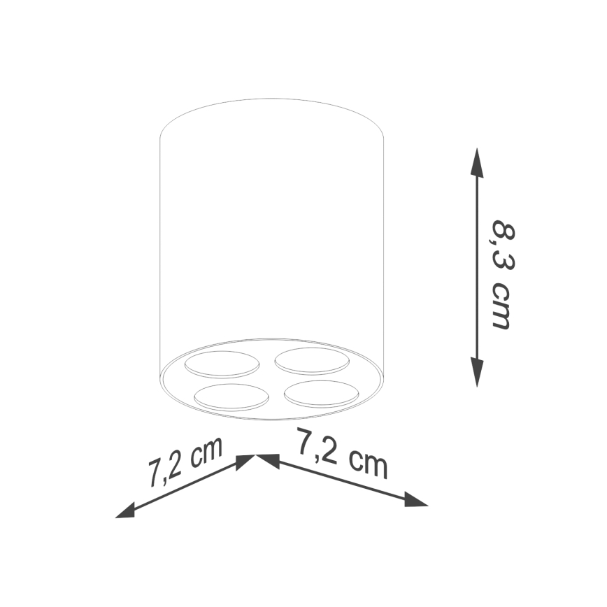 Foco LED ZOE LED/9W/230V blanco