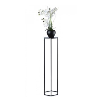 Soporte para flores 100x24 cm negro