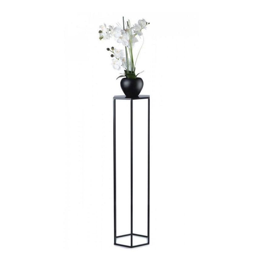 Soporte para flores 100x24 cm negro