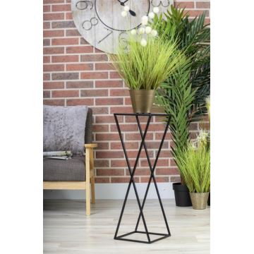 Soporte para flores 70x24 negro