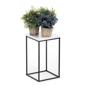 Soporte para flores BASICLOFT 40x24 blanco/negro