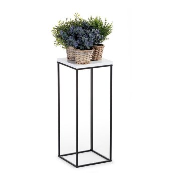 Soporte para flores BASICLOFT 60x24 negro/blanco