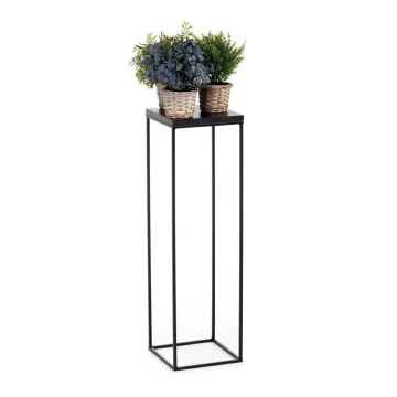 Soporte para flores BASICLOFT 80x24 negro