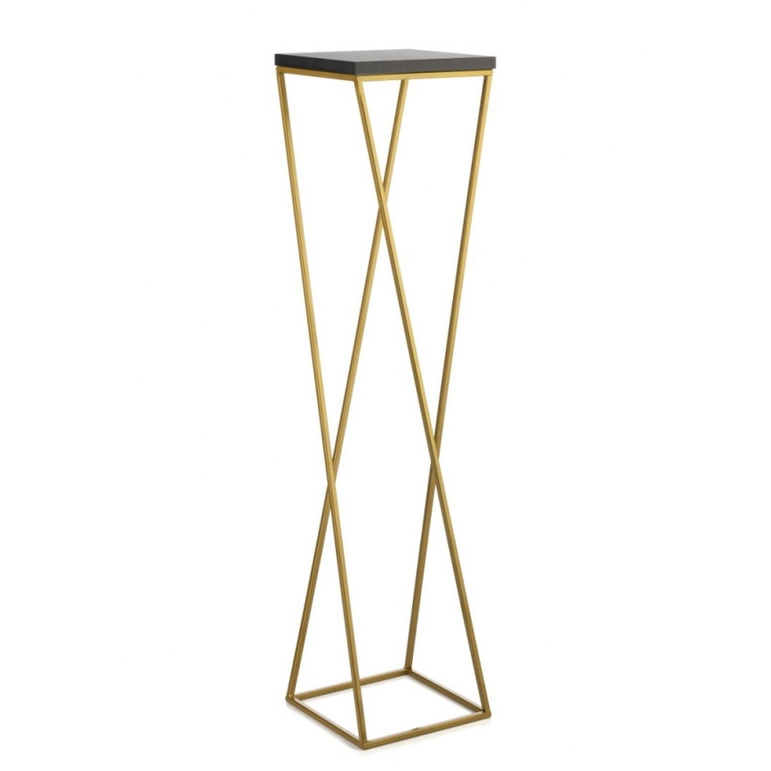 Soporte para flores LOFT 100x24 cm dorado/negro