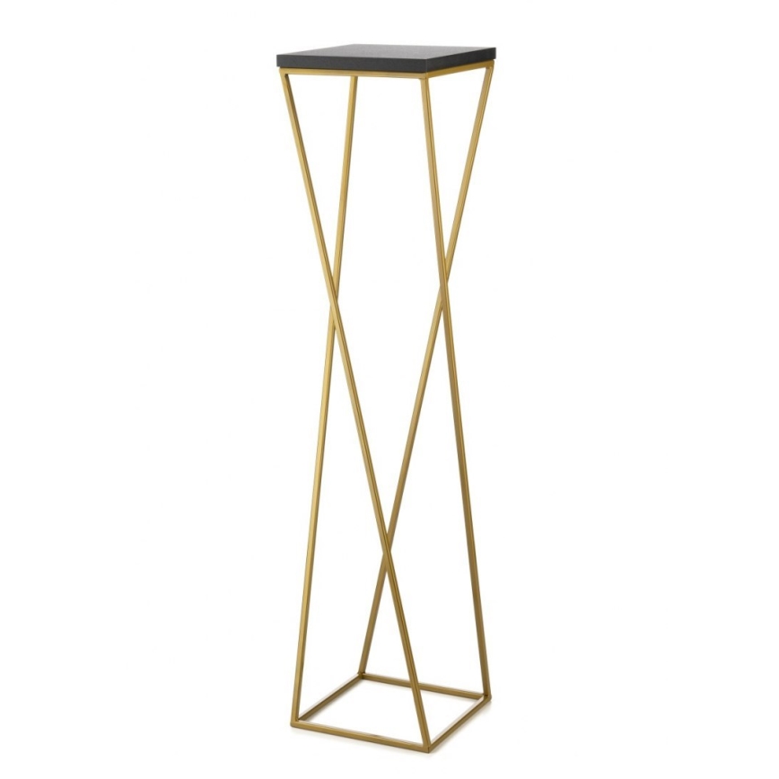 Soporte para flores LOFT 100x24 cm dorado/negro