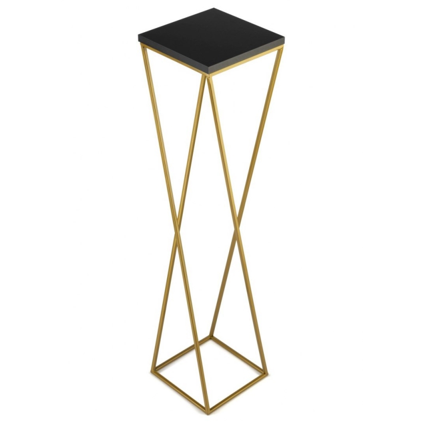 Soporte para flores LOFT 100x24 cm dorado/negro