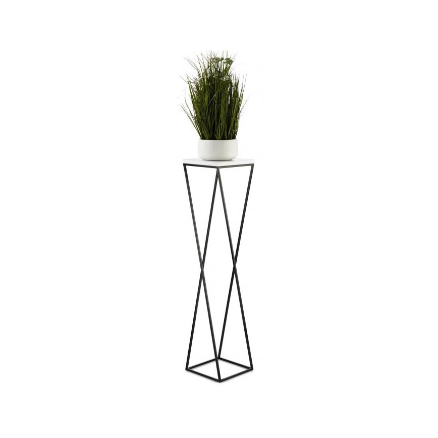 Soporte para flores LOFT 100x24 cm negro/blanco