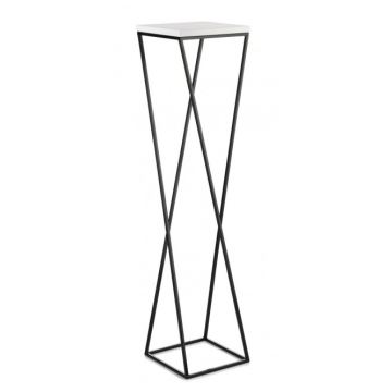 Soporte para flores LOFT 100x24 cm negro/blanco