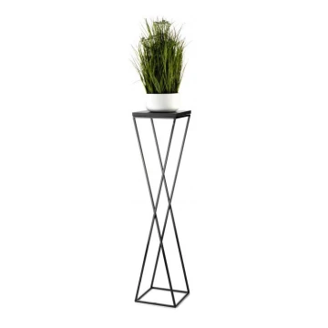 Soporte para flores LOFT 100x24 cm negro