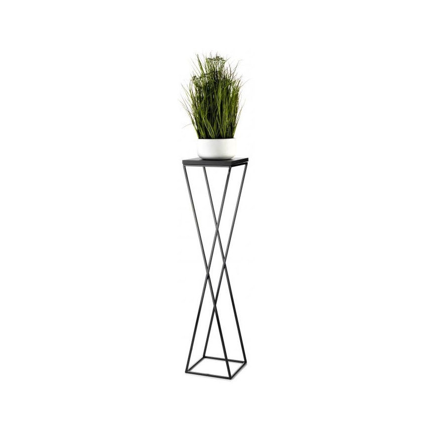 Soporte para flores LOFT 100x24 cm negro