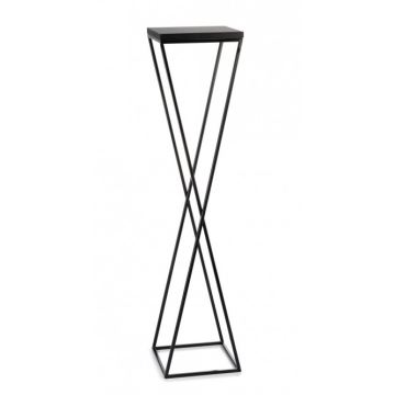 Soporte para flores LOFT 100x24 cm negro