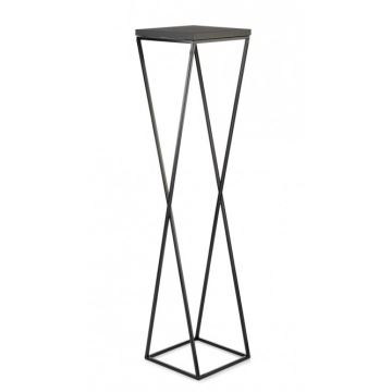 Soporte para flores LOFT 100x24 cm negro