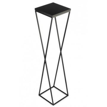 Soporte para flores LOFT 100x24 cm negro