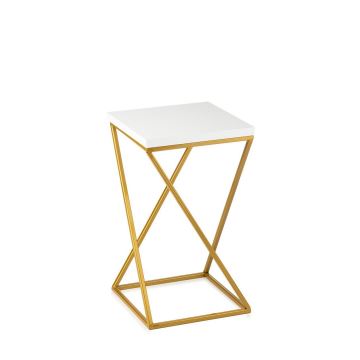 Soporte para flores LOFT 40x24 cm dorado/blanco