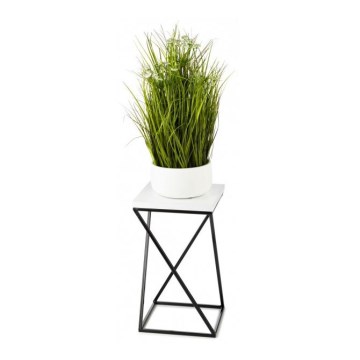 Soporte para flores LOFT 40x24 cm negro/blanco