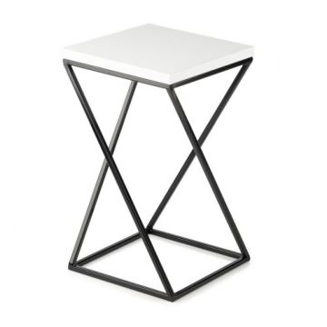 Soporte para flores LOFT 40x24 cm negro/blanco