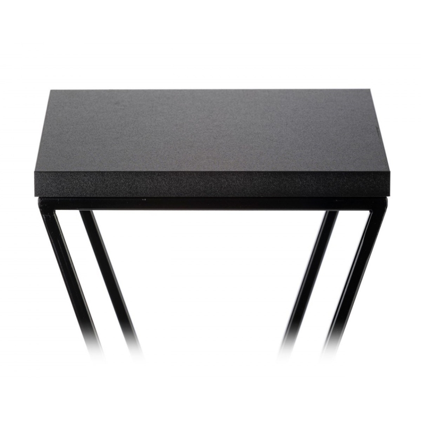 Soporte para flores LOFT 40x24 cm negro